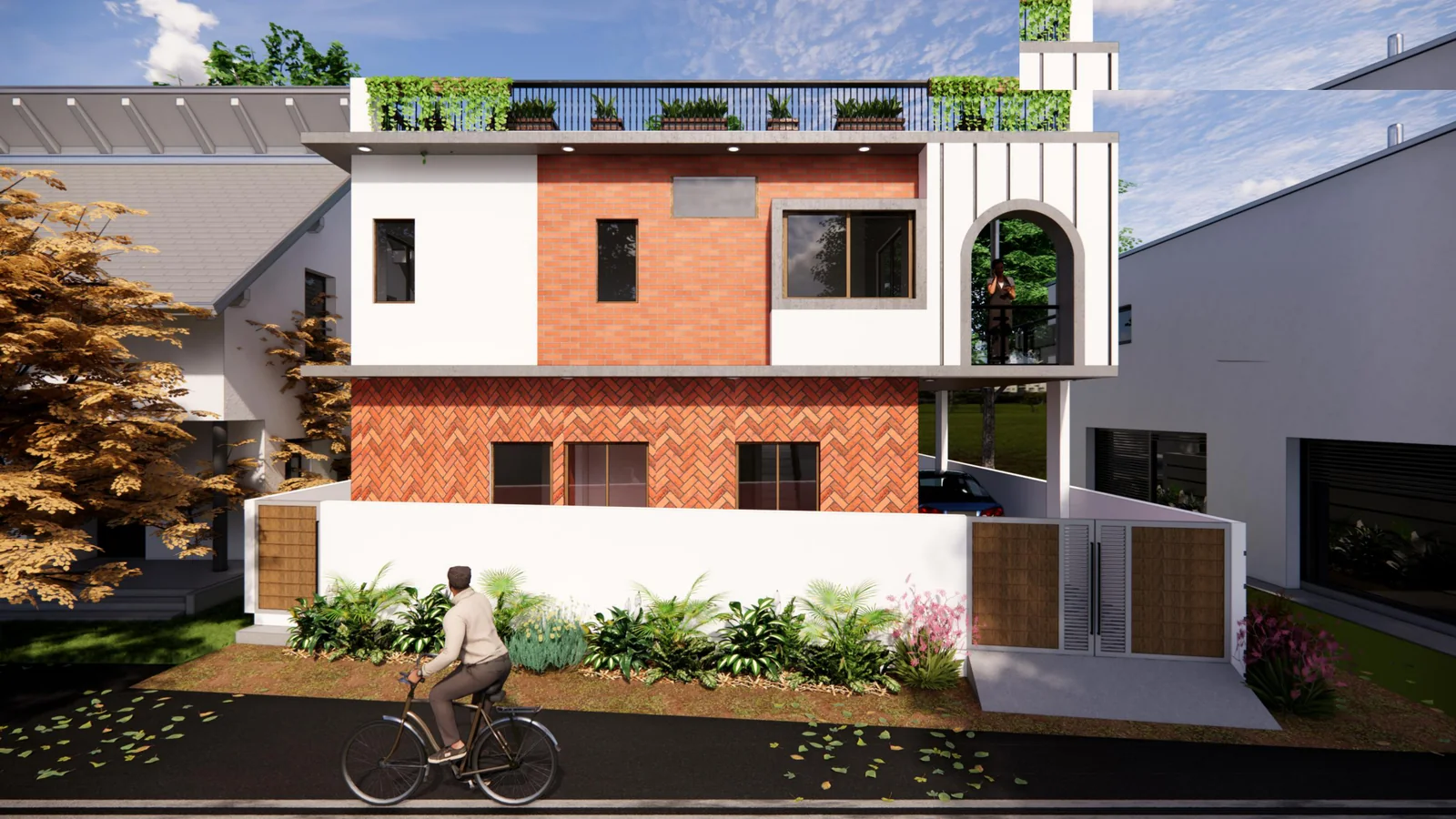 Ajay's Residence — elevation by Ciara Homes
