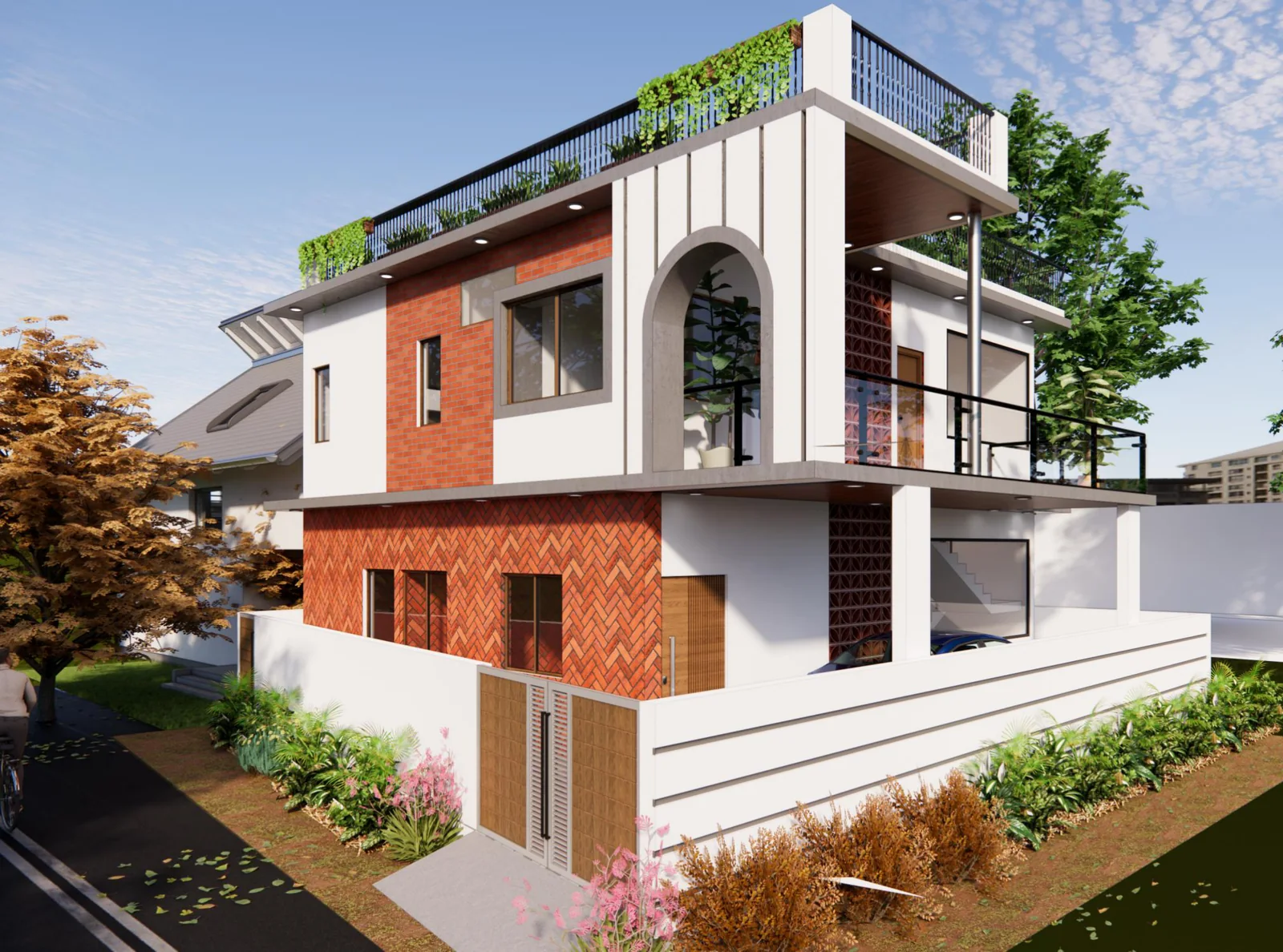 Ajay's Residence — elevation by Ciara Homes