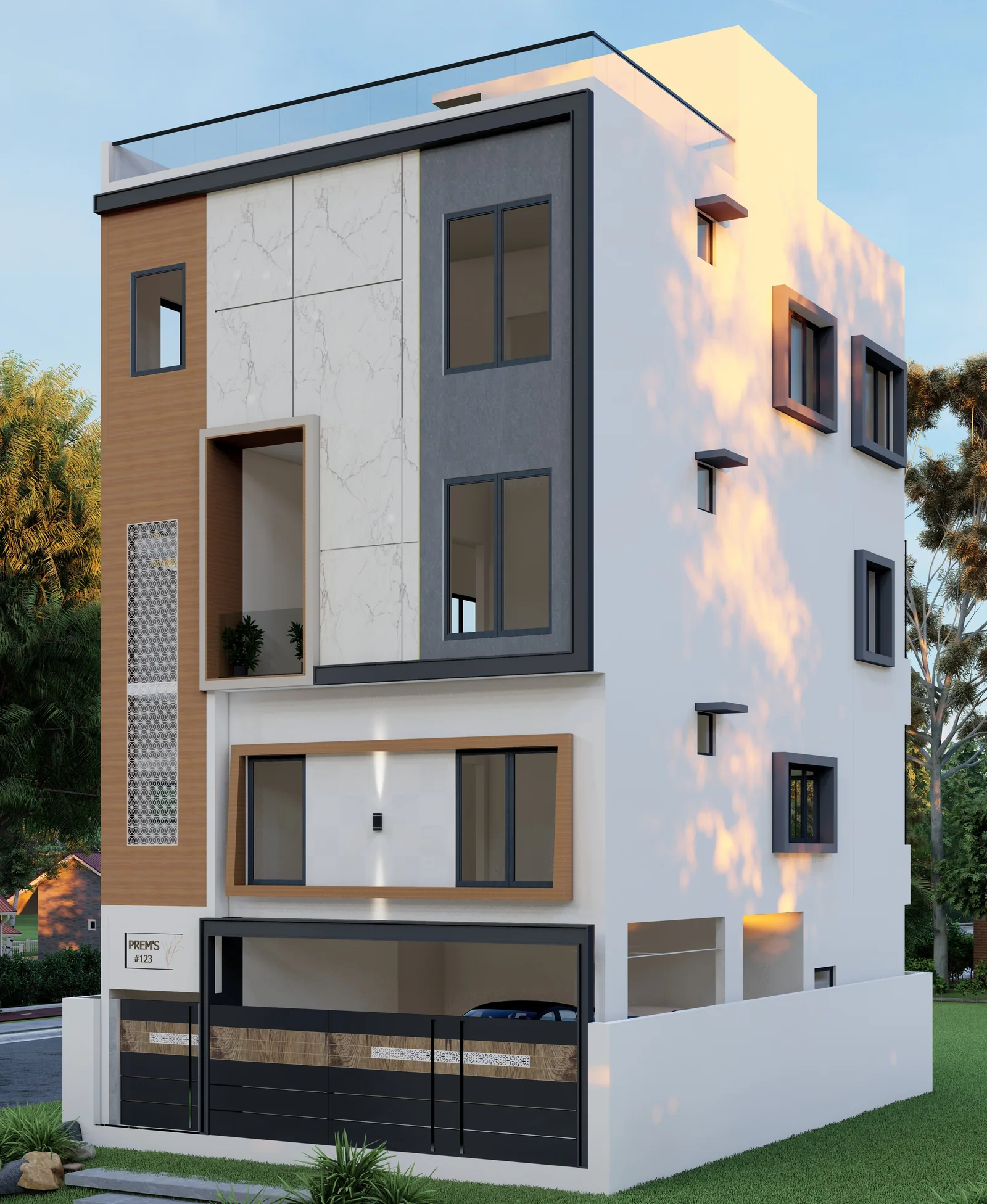 Prem's Home — elevation by Ciara Homes