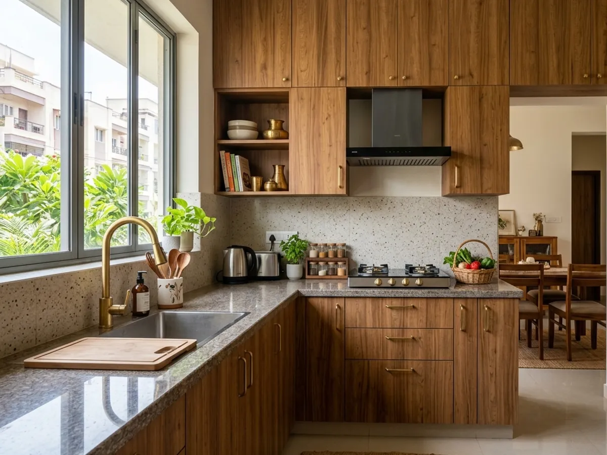 Modular kitchen and storage interior