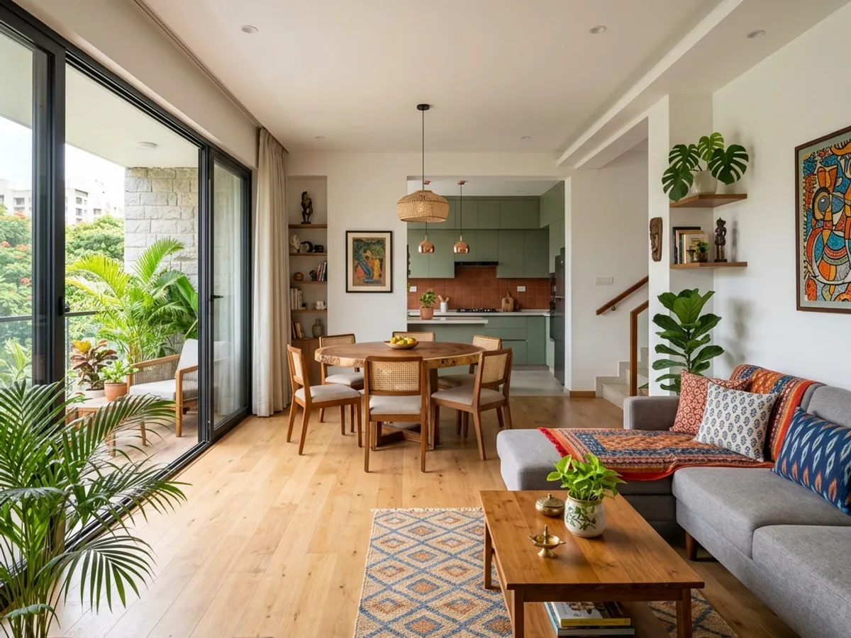 A bright, freshly renovated open living space by Ciara Homes